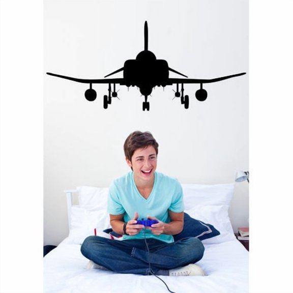 Wallhogs Haynes Silhouette Jet (F4 Phantom) I Cutout Wall Decal