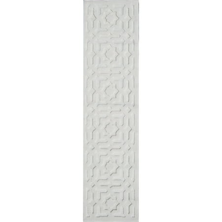 My Texas House Goodwin 2' X 8' Natural Geometric Runner Rug
