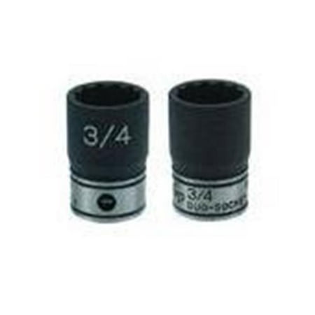 

Grey Pneumatic 82048R 0.5 in. Drive x 1.5 in. Standard Duo-Socket - 6 Point