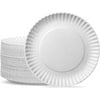 Comfy Package 9 Inch Paper Plates Bulk Pack White Disposable Plates Heavy Duty, 500-Pack