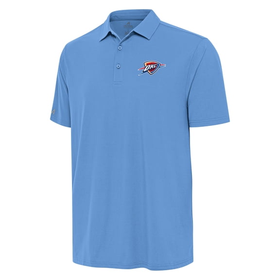 Men's Antigua Powder Blue Oklahoma City Thunder Era Polo