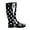 black paw, variant on Tanleewa Waterproof Women Rain Boots Anti-Slip Rain Shoes Rubber Boots Shoe Size 9 Adult Female