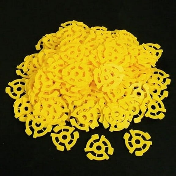 Bags Unlimited ARI4510 7 Inch 45 RPM Record Inserts 100 Pack (Yellow)  [VINYL ACCESSORIES]