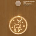 thumbnail image 2 of 3D Xmas Window  Light, Acrylic Romantic Decorative Clear Texture Christmas 3D Window Hanging Lights High Light Transmission  For Festivals For Indoor, 2 of 7