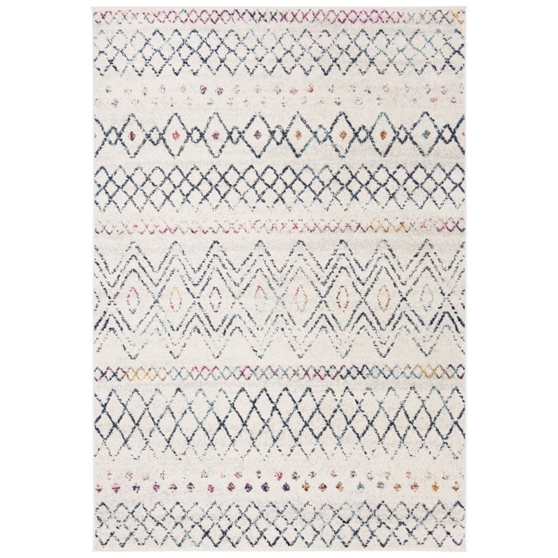 Safavieh Madison Hannah Geometric Area Rug, 3' x 5', Ivory/Navy