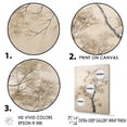 thumbnail image 3 of Designart "Melodic Beige Maple Minimalism V" Tree Maple Wall Decor, 3 of 7