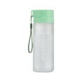 thumbnail image 2 of Hovmgk Large Capacity Sports Water Bottle, 600ml/800ml Plastic Tumbler with Tea Infuser for Students & Couples, Leak-Proof Tea Separation for Flower Tea, Portable, Frosted Plastic Outdoor Use, 2 of 9