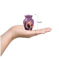thumbnail image 3 of Bear Keepsake Cremation Urn For Ashes Adult Brother, 4 Purple Mini Urns For Female And Male, 1 Large Burial Urn For Cremated Remains, Sunset Funeral Urns For Boy & Girl, Adult Combo 10&3 Inch, 3 of 7