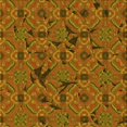 thumbnail image 1 of Ahgly Company Tapis d'Intérieur Lavables à la Machine, Carrés de Couleur Rouge, 5', 1 of 7