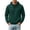 Army Green, variant on Men's Long Sleeve Hooded Sweatshirt Pullover Top with Drawstring Relaxed Fit Soft Polar Casual Streetwear Lightweight Warm Thermal for Fall Winter Daily Wear Fashion Army Green L