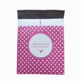 thumbnail image 2 of 25 #0 6x10 (Packed with Love from Us to You) Pink Dot Poly Bubble Shipping Mailers, 2 of 5