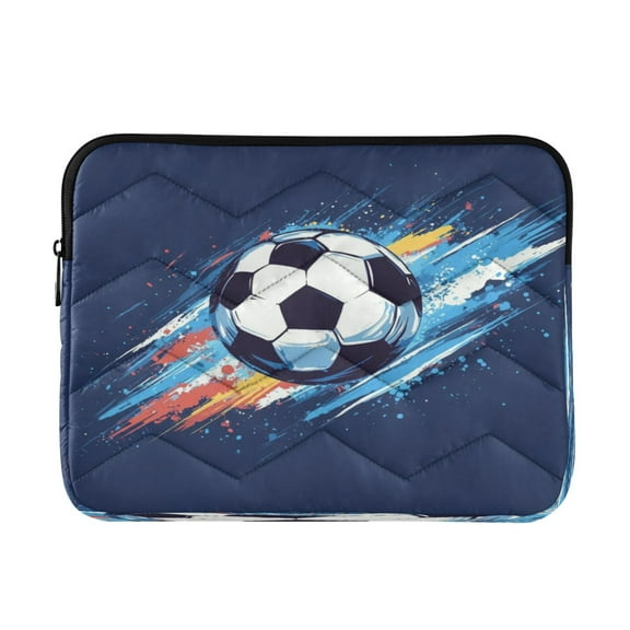 Laptop Bag Briefcase Computer Inner Bag Computer Bag Laptop Sleeve Case for Work Travel School Soccer Ball in Space