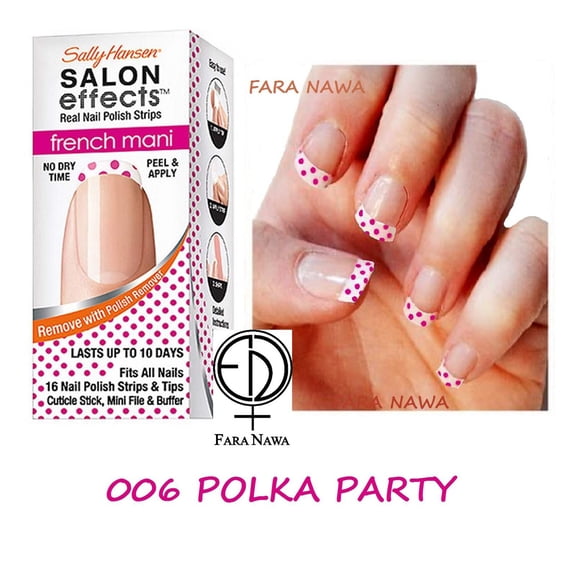 Sally Hansen Salon Effects Real Nail Polish Strips, 1 ea