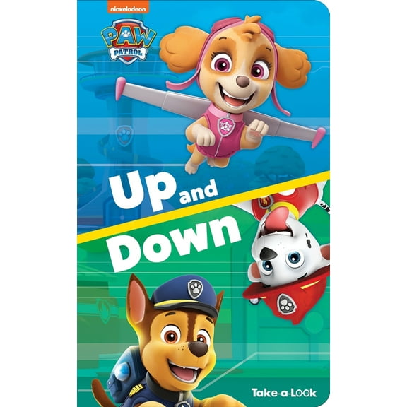 Pre-Owned Nickelodeon Paw Patrol: Up and Down Take-A-Look Book (Board book) 1503746739 9781503746732