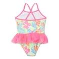 thumbnail image 2 of Wonder Nation Baby and Toddler Girls’ Peplum One-Piece Swimsuit with UPF 50+, 2 of 3