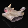 thumbnail image 3 of Animal Hand Puppet Dinosaur Head Toy for Playtime Dark Brown Environmental Protection Pvc Role Play 1Pcs, 3 of 4