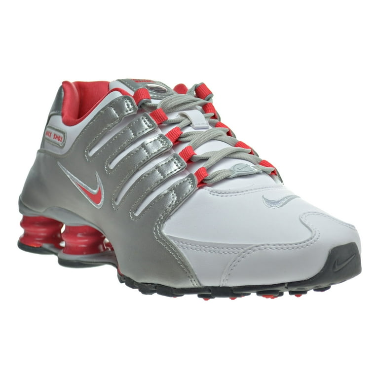 Nike Shox NZ Women's Shoes White/Ember Glow/Metallic Silver