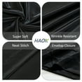 thumbnail image 5 of JML Pillowcases Queen Set of 2,Silky Soft Satin Pillow Cover,Wrinkle, Fade, Stain Resistant,20"x 30",Black, 5 of 5