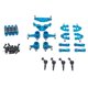 thumbnail image 1 of Pieza de Actualización RC Metal 8 X Inferior 2 X Copa de Dirección Trasera Delantera 2 X Soporte de Montaje de Choque 4 X Amortiguador Azul Baoblaze amortiguador, 1 of 3