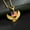 Gold, variant on Mens American Flag Flying Bald Eagle Pendant Necklace Animal Jewelry Chain 24"-Gold