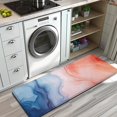 thumbnail image 3 of Blue Red Purple Marble Pattern Kitchen Rug Mat,Kitchen Runner Rugs Non Skid Washable,Decorative Kitchen Floor Mats for Kitchen,Sink,Laundry,17"x47.2", 3 of 7
