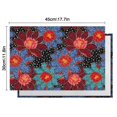 thumbnail image 5 of Pioneer Flower Floral Print Pattern Summer Placemats Table Placemats Set Of 6-Linen Kitchen Washable Placemats Table Mats 12x18 Inch Non-Slip Heat Resistant, 5 of 5
