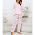 thumbnail image 6 of WQD Womens Pajama Sets 2 Piece Lounge Sets Soft Loungewear Comfy Pj Sets Long Sleeve Top and Pants Loose Sleepwear with Pockets for Fall Winter Spring, 6 of 6