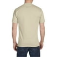 thumbnail image 4 of Hanes Essential-T Men T-Shirt, Short Sleeve Crew Neck, Classic Fit Cotton Tee, Sand, 3XL, 4 of 5
