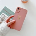 thumbnail image 3 of Compatible with iPhone XR Case for Women Girl,Cute Plated Creative Love Heart with Full Camera Lens Protection Case Soft Silicone TPU Anti-Scratch Protective Cover for iPhone XR 6.1＂-Pink, 3 of 9