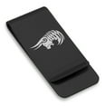 thumbnail image 1 of Stainless Steel Tribal Taurus Zodiac (Bull) Classic Slim Money Clip Credit Card Holder, 1 of 2