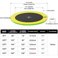 thumbnail image 2 of AOTOB Trampoline Safety Pad, 14ft Universal Replacement Trampoline Spring Cover, Edge Cover Springs Protection Pad, Water-Resistant,‎Olivine, 2 of 6