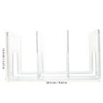 thumbnail image 2 of MLINS  Book Rack Floating Shelves Storage Clear Shelf Desk Organizer Stand Student Office, 2 of 8