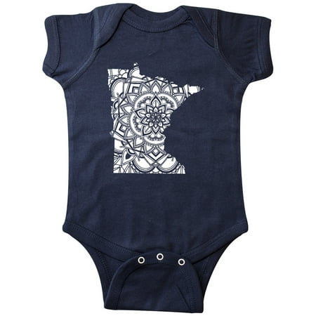 

Inktastic Minnesota Silhouette Mandala Gift Baby Boy or Baby Girl Bodysuit