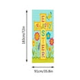 Chailin Happy Easter Door Cover Decoration Cute Bunny Door Cover Party chailin-happy-easter-door-cover-decoration-cute-bunny-door-cover-party