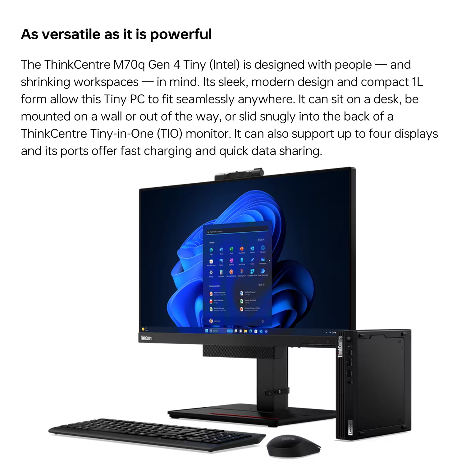 Lenovo ThinkCentre Business Mini Desktop, 13th Gen Intel Core i5 