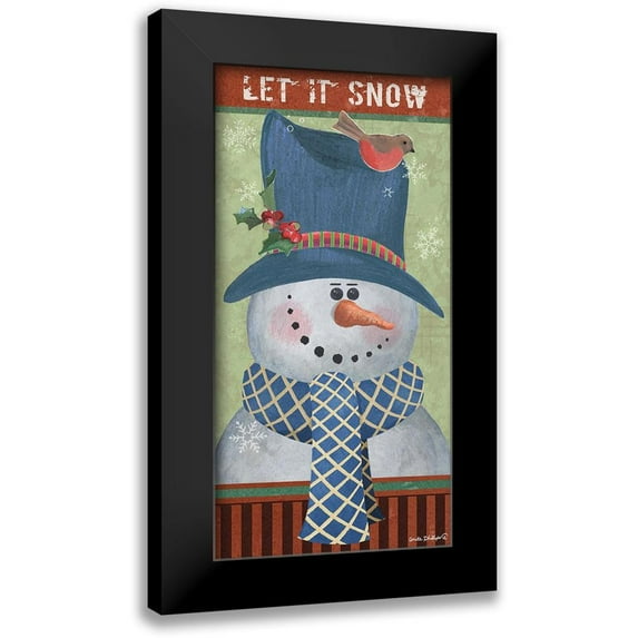 Phillips, Anita 14x24 Black Modern Framed Museum Art Print Titled - Celebrate the Season