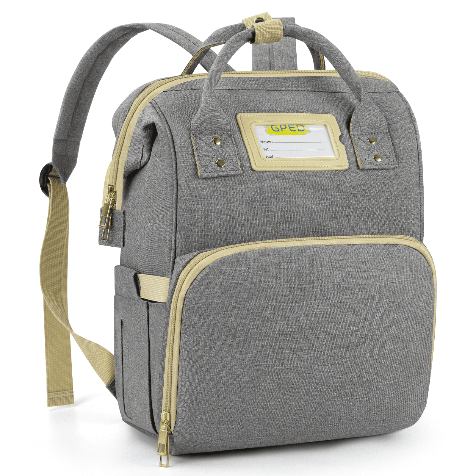 Diaper Bag Backpack, Multifunction Baby Changing Bags with Stroller