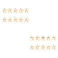 thumbnail image 4 of Langgg 10 Pieces Christmas Tree Plywood Photo Frame Assortment Hotel Living Room Wall Star Hanging Decoration Assorted Kit 2Set, 4 of 6
