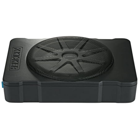 KICKER - Hideaway 10" Compact Powered Subwoofer - Black