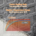 thumbnail image 5 of Heated Electric Throw Blanket, 50" * 60" Ultra-Soft Sherpa Heating Blanket with 10 Heat Levels & Timer, Machine Washable, ETL Certified, Gray, 5 of 8