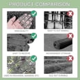thumbnail image 5 of Red de protección para pájaros de 15 m x 15 m, para plantas, estanques y jardines, con agujeros grandes de 5 x 5 cm, Lucky_B, 5 of 5