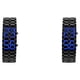 thumbnail image 3 of Methold Hombres europeos y americanos Reloj LED digital Amante Estilo retro Mano Reloj de Cadena Decoración Luz azul 2piezas, 3 of 6