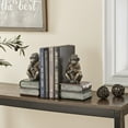 thumbnail image 5 of Danya B. Monkeys on Books Polyresin Antique Patina Finish Bookend Set of 2, 5 of 11
