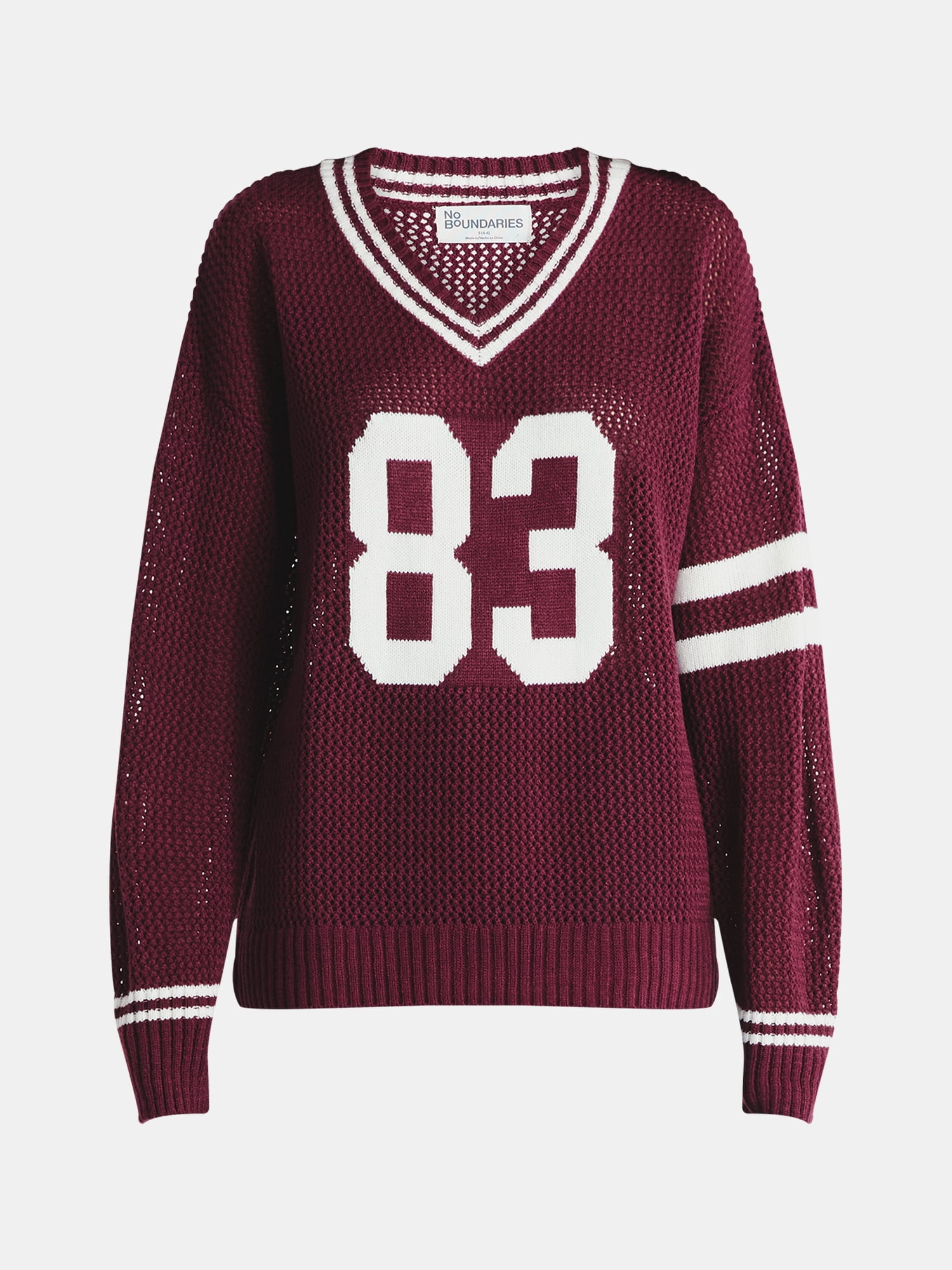 No Boundaries Jacquard Pullover, Women’s