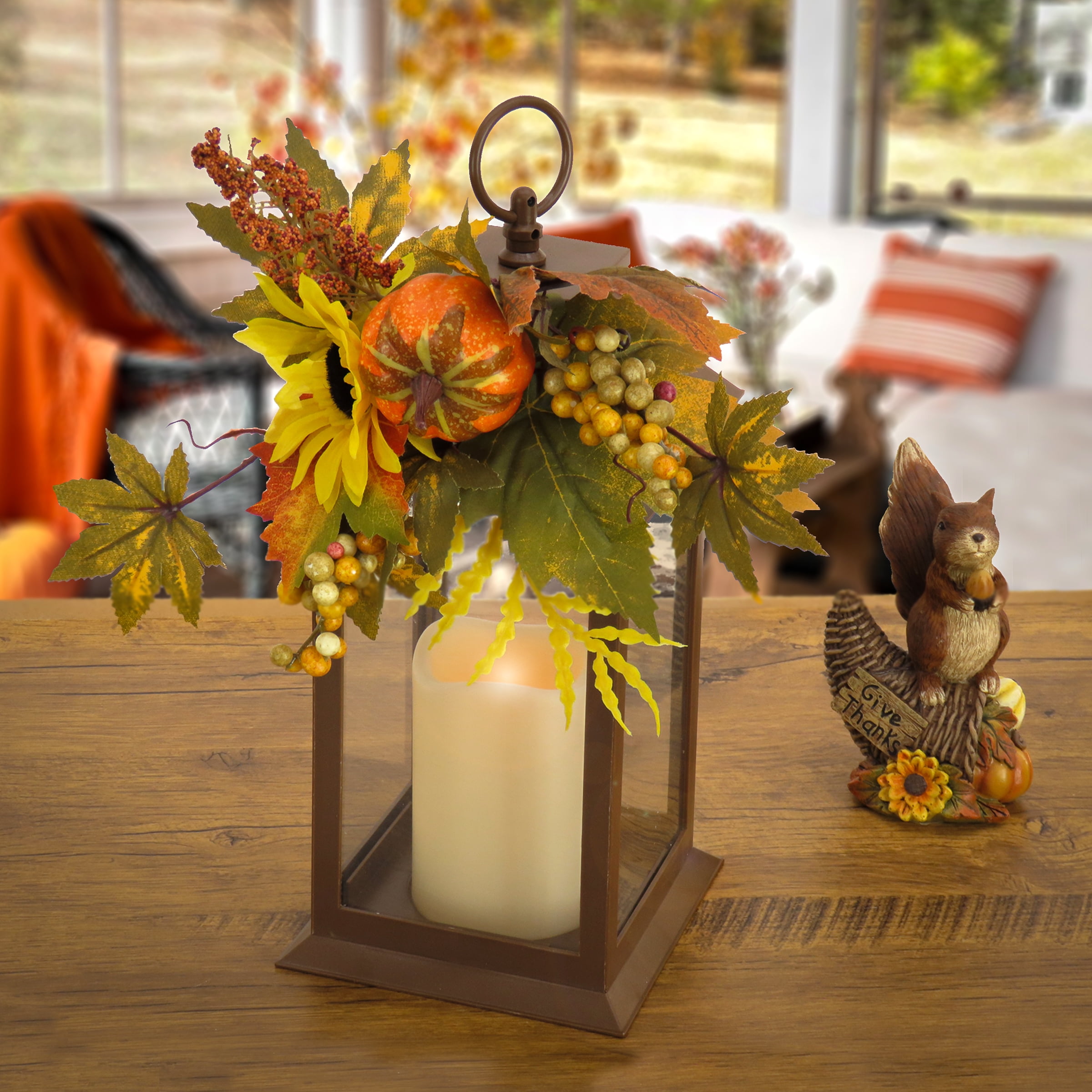 National Tree Company Harvest Lantern - Thumbnail 4