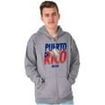 thumbnail image 5 of Puerto Rico Pride Baseball PR Sports Zip Up Hoodie Men's Women's Brisco Brands S, 5 of 5