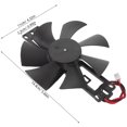 thumbnail image 2 of KAKOWELY 2Ud Ventilador Para Enfriamiento De Cocina Eléctrica Con Ventilador De Refrigeración, 2 of 6
