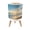 Color 2, variant on Small Trash Can with Lid Soccer Ball Football Kids Boys Sports 1.8 Gallon Dog Proof Trash Can Round Garbage Can Waste Bin Wastebasket for Bathroom Bedroom Living Room