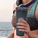 thumbnail image 3 of Reusable 710ml Insulated Plastic Cup with Lid and Straw - Iced Coffee & Smoothie Cup, Transparent Laser Design, 3 of 5