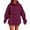 RD4, variant on Puliio Women's Plus Size Hoodies Solid Color Drop Shoulder Hoodie Hoody With Pockets Comfortable Stylish Sweatshirt Jackets Tops